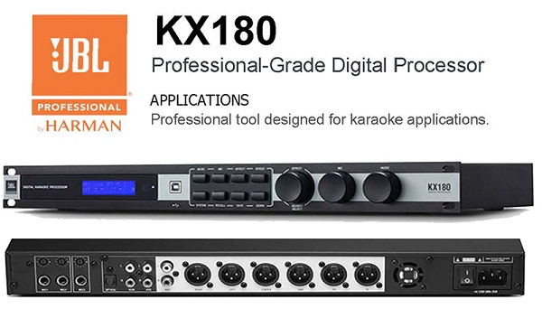 JBL KX180A – Dễ hát, ít hú, chỉnh nhanh